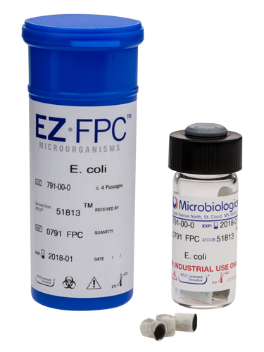 Escherichia coli ATCC 51813 - EZ-FPC - 1,0E3 à 9,9E3 UFC/pastille