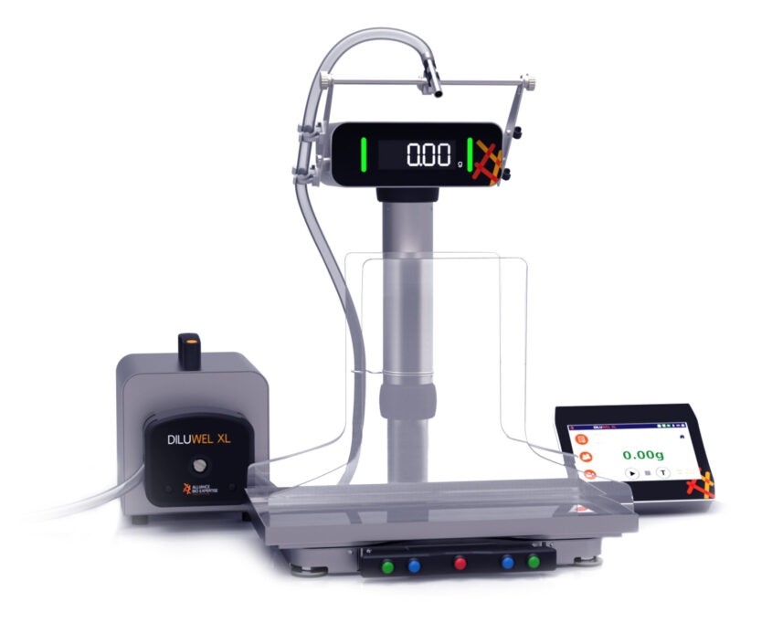 LARGE VOLUME GRAVIMETRIC DILUTOR