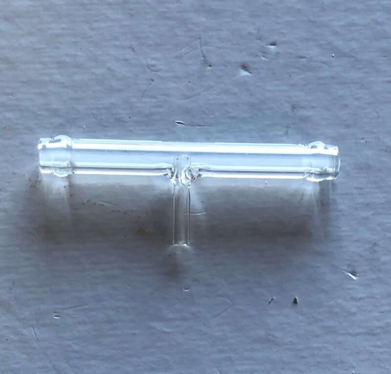 3 WAY GLASS CONNECTOR FOR BLOOD ADDITION