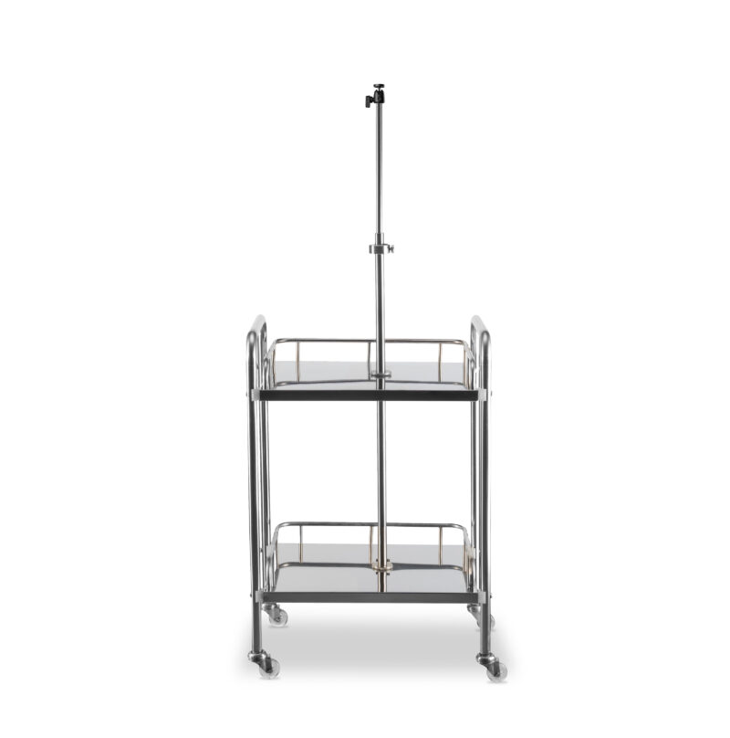 GRAND CHARIOT POUR BIOCOLLECTEUR AVEC MANCHE TELESCOPIQUE