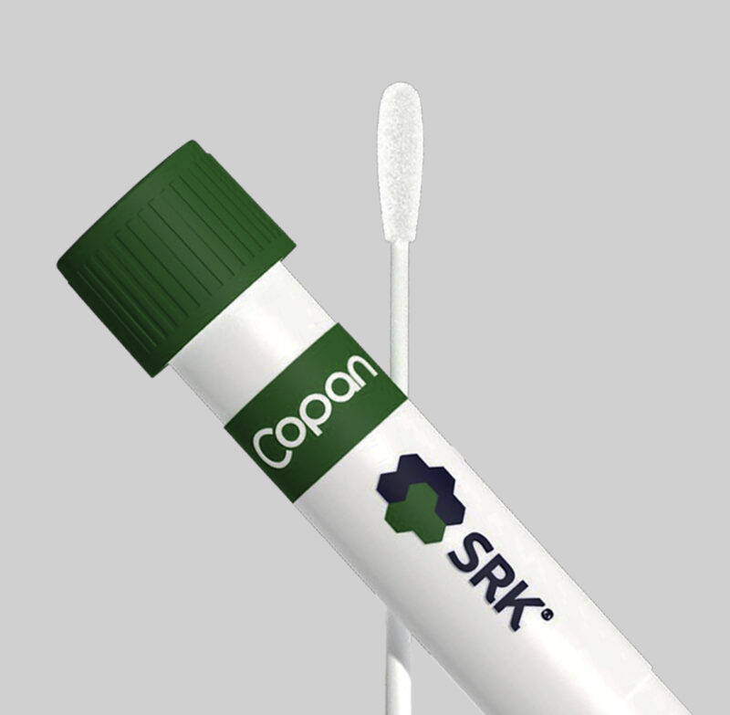 SRK® TUBE DE 10 ML DE SOLUTION NEUTRALISANTE DE TRANSPORT AVEC ÉCOUVILLON REGULAR FLOQSWAB®