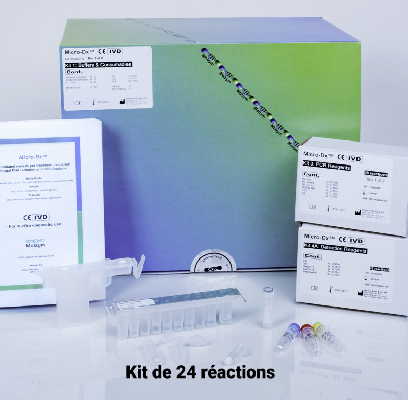 MICRO-DX™ CE IVD- 24 RÉACTIONS
