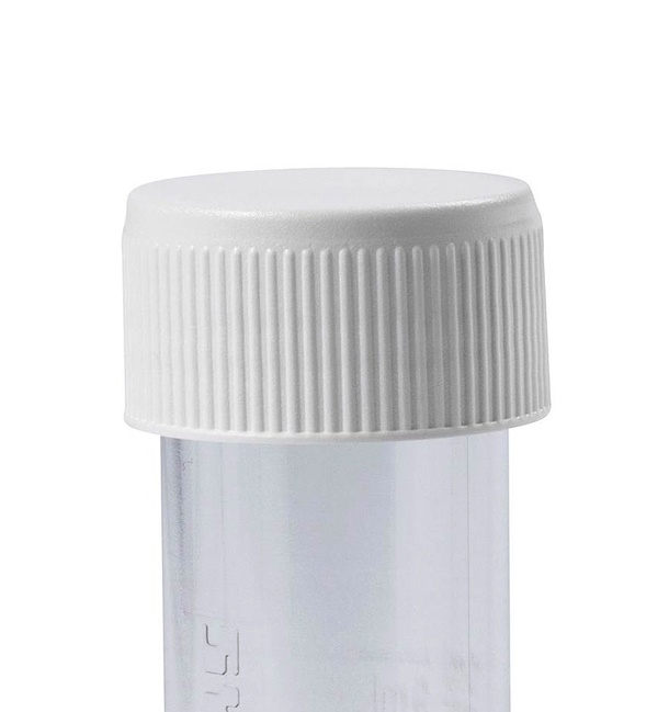 BOUCHONS À VIS POUR CELLULES DE MESURE - BLANC NON STÉRILE