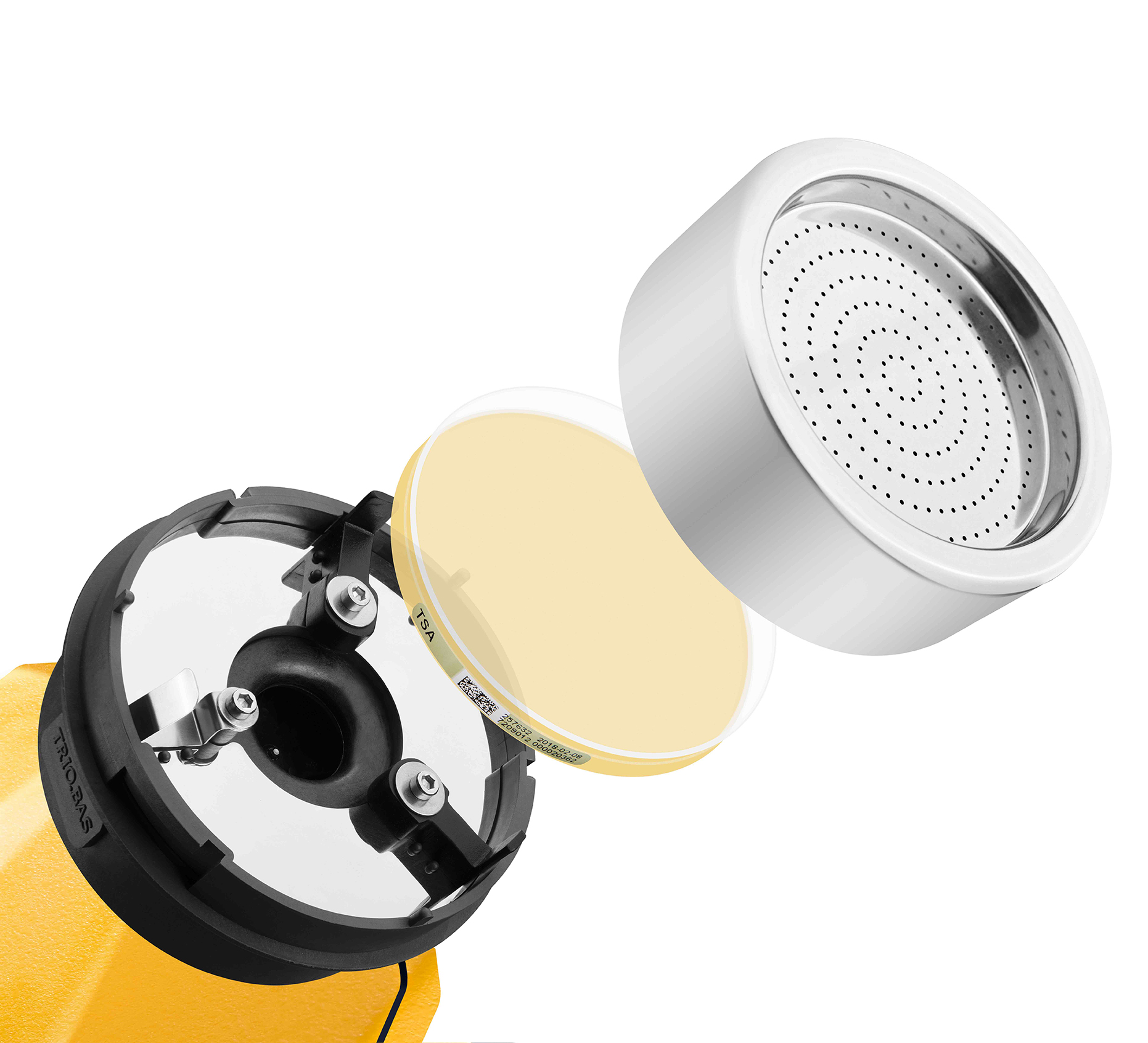 GRILLE EN ACIER INOXYDABLE POUR BIOCOLLECTEUR