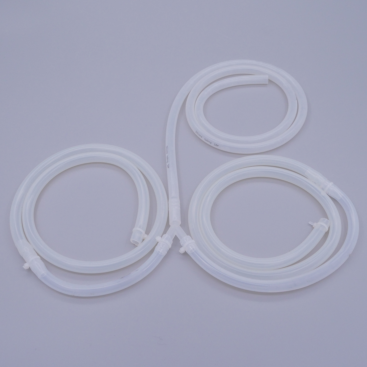 JEU DE TUYAUX DOUBLE TURBO 6,4mm