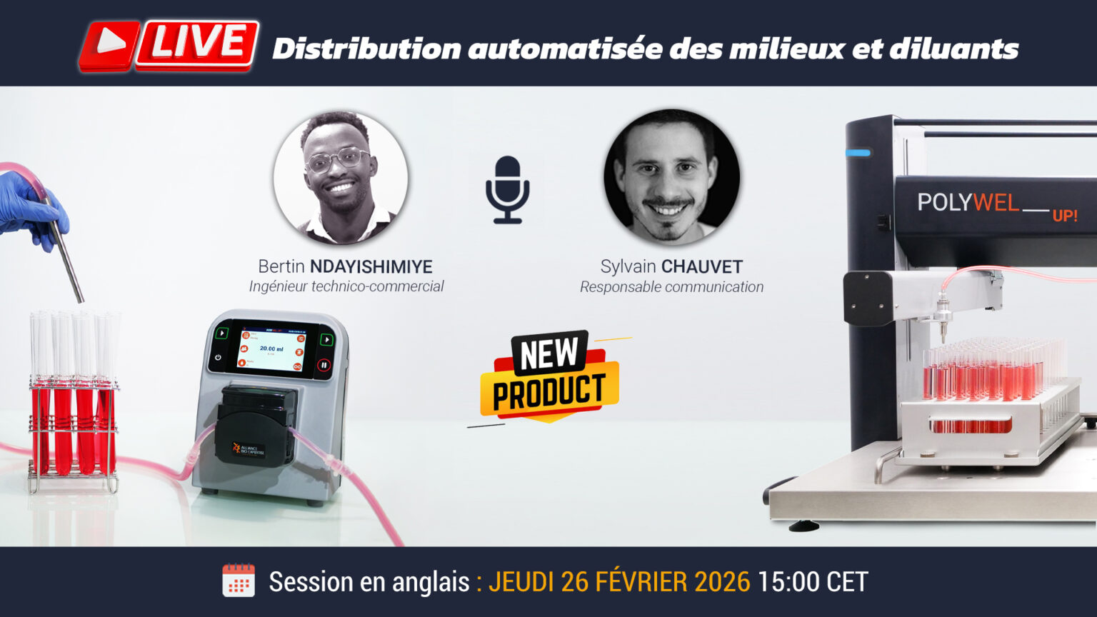 Un nouveau LIVE sur la distribution des milieux de culture et des ...