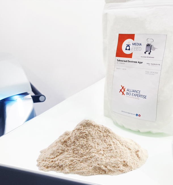 Pre-weighed dehydrated media for 10L Buffered Peptone Water