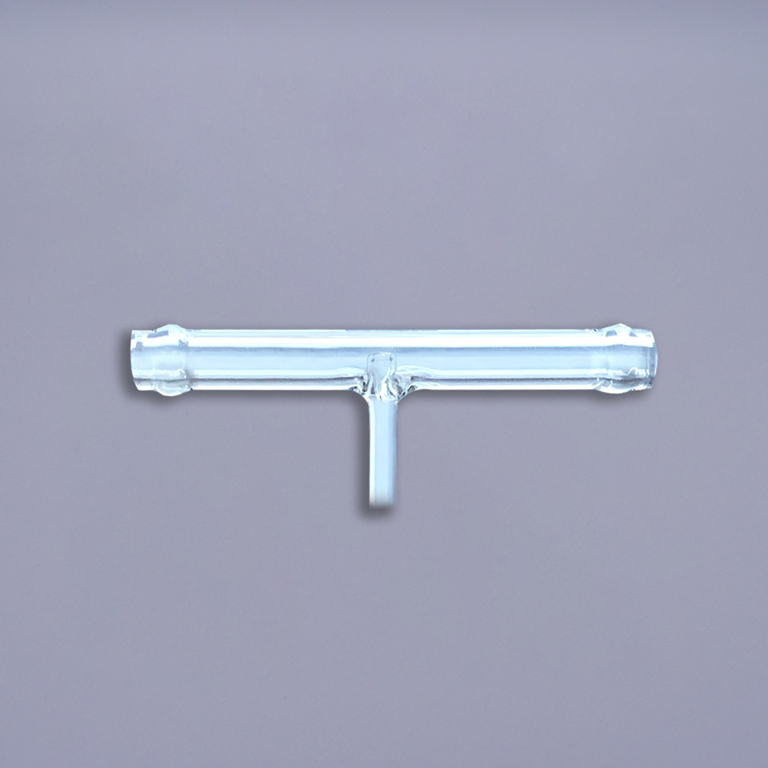 T EN VERRE POUR AJOUT DE SANG