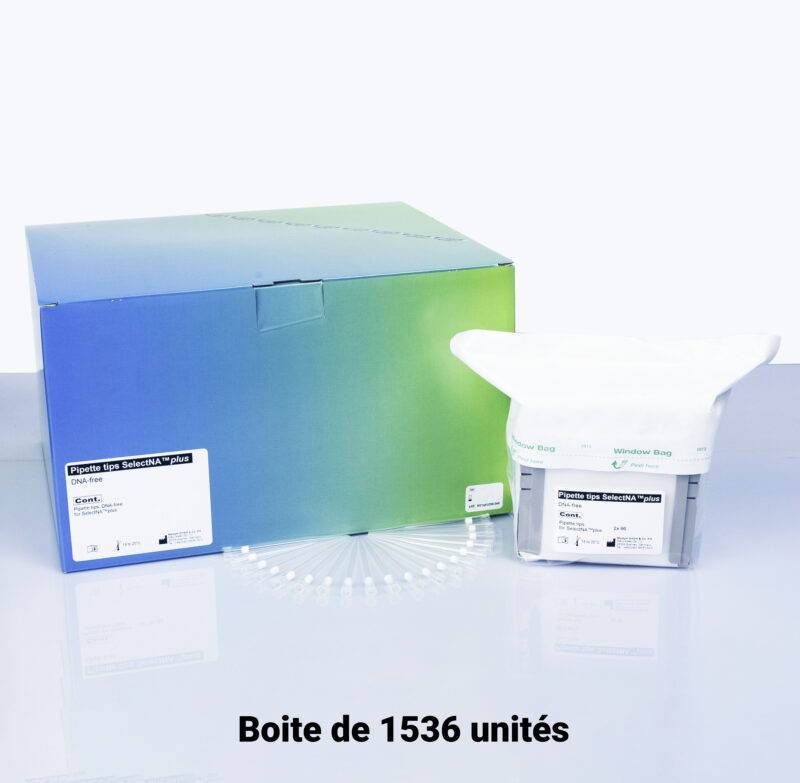 EMBOUTS DE PIPETAGE DNA-FREE (EXEMPT DE TOUTE TRACE D'ADN)