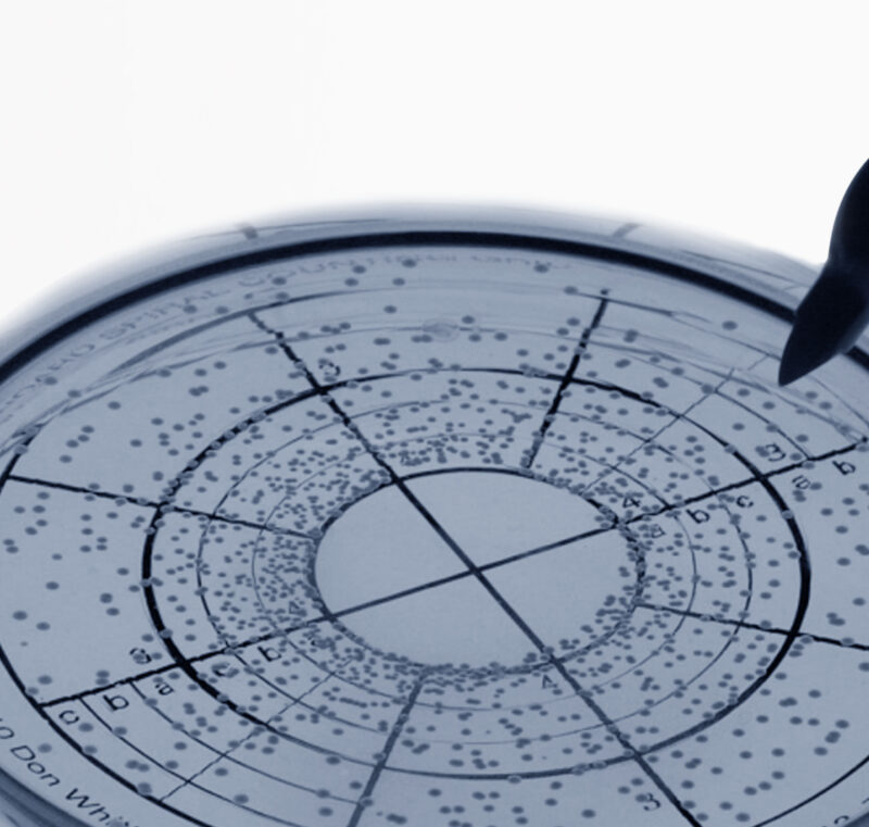 MANUAL COUNT GRID FOR SPIRAL PLATER
