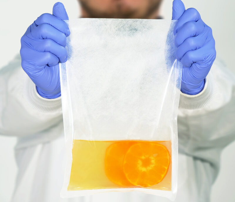 MIXBAG - SACS STERILES 400ML AVEC FILTRE PLEINE PAGE