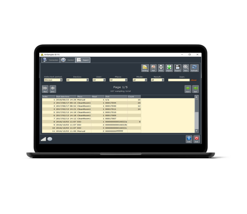 AIRWEL AIR SAMPLER SOFTWARE