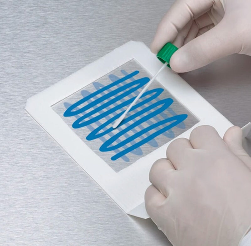 GABARIT D’ÉCHANTILLONNAGE (10X10 CM) - STÉRILE