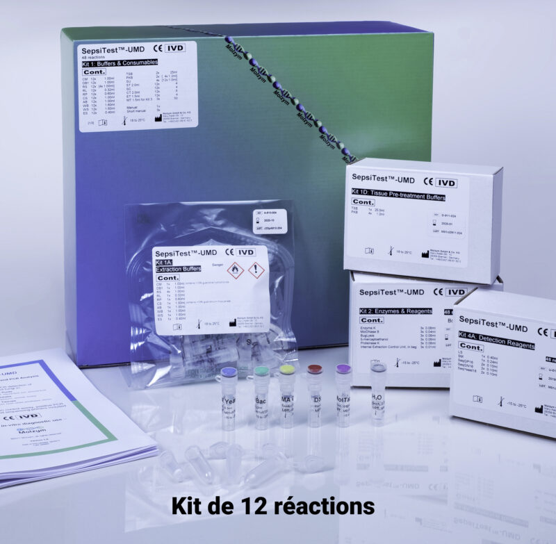 SEPSITEST™-UMD CE IVD - 12 RÉACTIONS