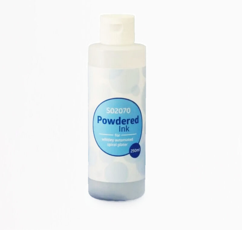 BLUE POWDERED INK