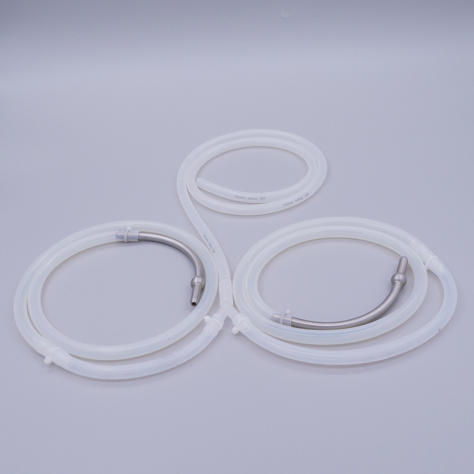 JEU DE TUYAUX DOUBLE TURBO 6,4mm