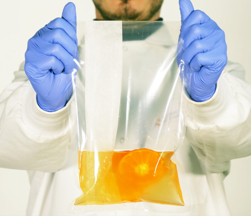 MIXBAG - SACS STERILES 400ML AVEC FILTRE LATERAL