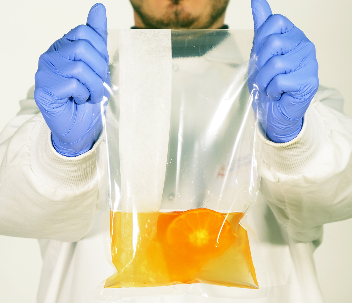 MIXBAG - SACS STERILES 400ML AVEC FILTRE LATERAL