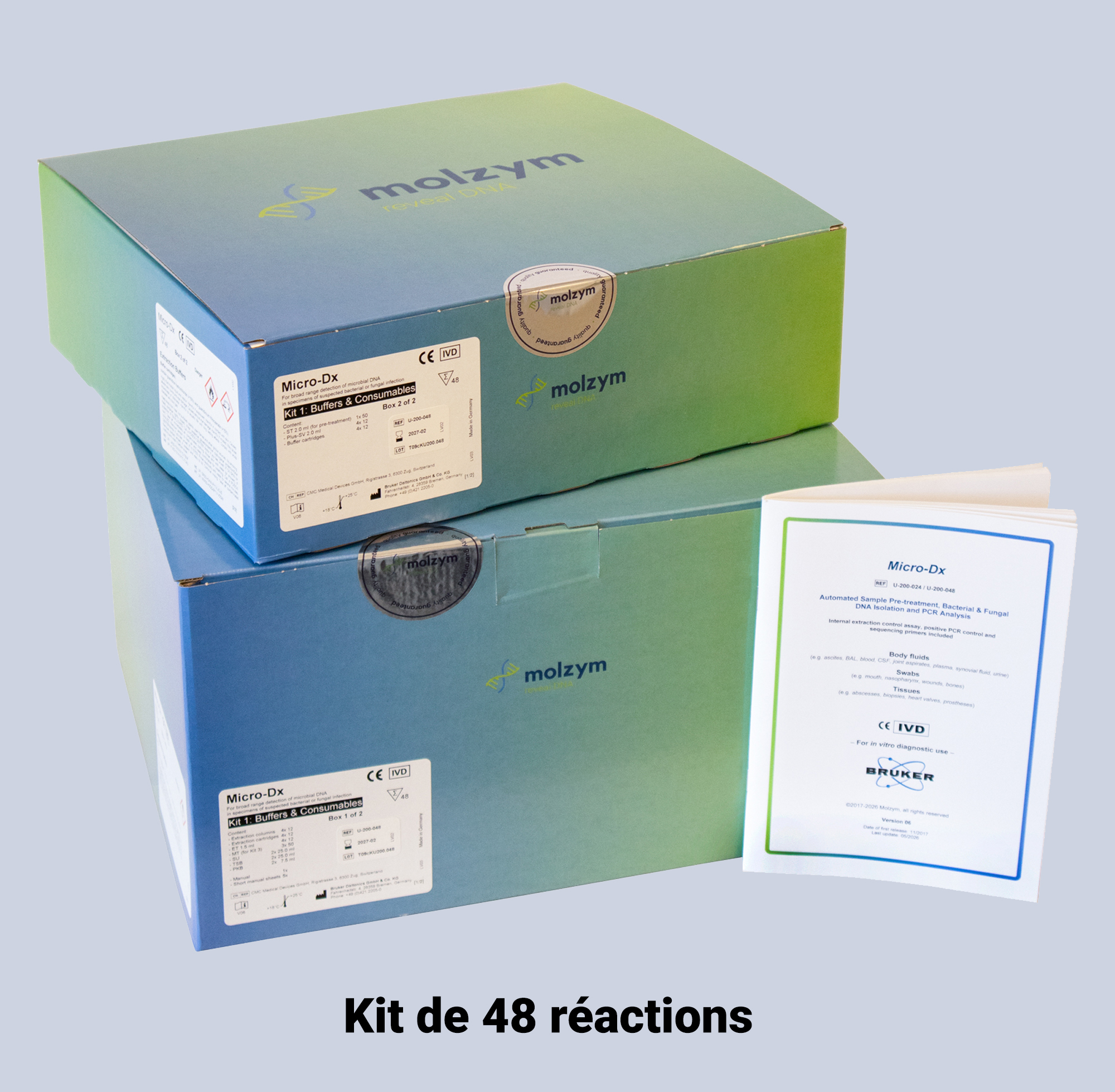 MICRO-DX™ CE IVD - 48 RÉACTIONS